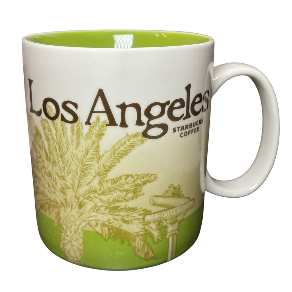2012 Starbucks Global Icon Collector's Series Los Angeles 16oz Ceramic Mug Cup - Picture 9 of 9